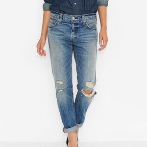 Levi’s Reformation 501 CT Distressed Straight Leg Jeans